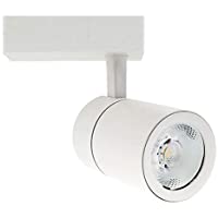 Foco LED para Carril 30W Monofásico Lente Dual 24º-60º Focos Led Techo Iluminación Comercial 3000LM (Luz Cálida)